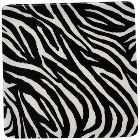 Zebra Square Silicone Trivet 3PK
